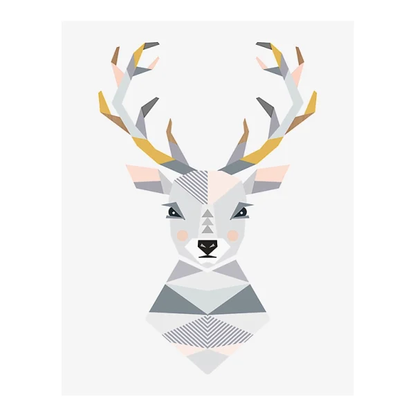 Castorama Affiche Cerf 40 X 50 Cm 1