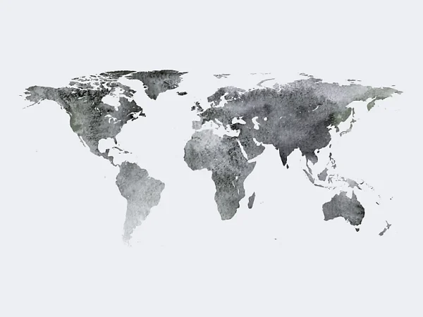 Castorama Affiche Map Blanc 60 X 80 Cm 1
