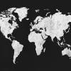 Castorama Affiche Map Noir 60 X 80 Cm 7