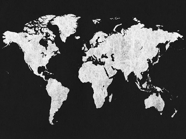 Castorama Affiche Map Noir 60 X 80 Cm 1