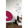 Castorama Assortissement De 6 Miroirs Adhésifs Ronds Argent 7