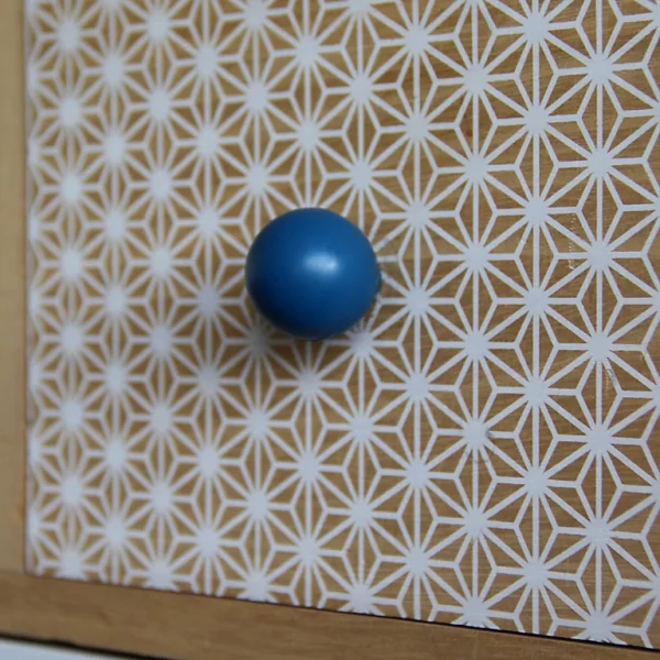 Castorama Bouton De Meuble Arrondi Ferel Mat Bleu Foncé Ø2.7 X L.20,7 Cm 1