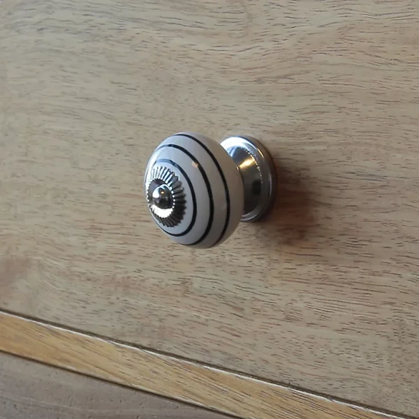 Castorama Bouton De Meuble Arrondi Vras Blanc ⌀.40mm 1