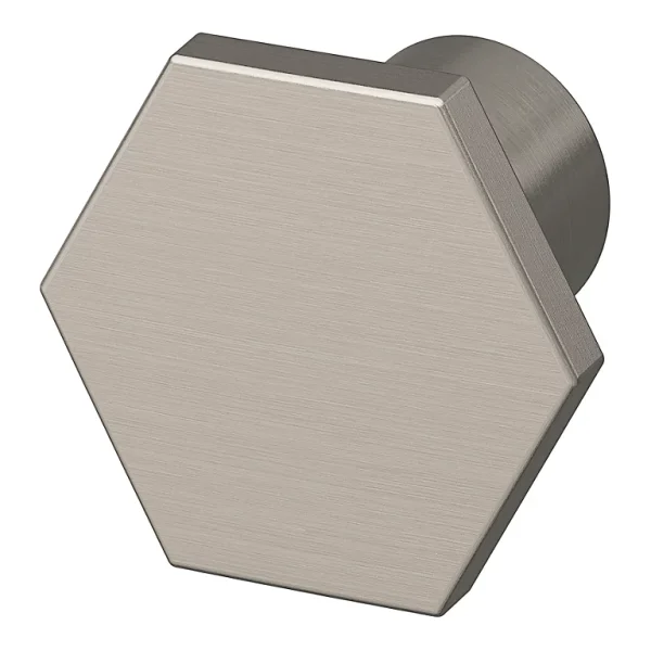 Castorama Bouton De Meuble Keri GoodHome Effet Nickel Ø2.4cm X H.2.1cm 1