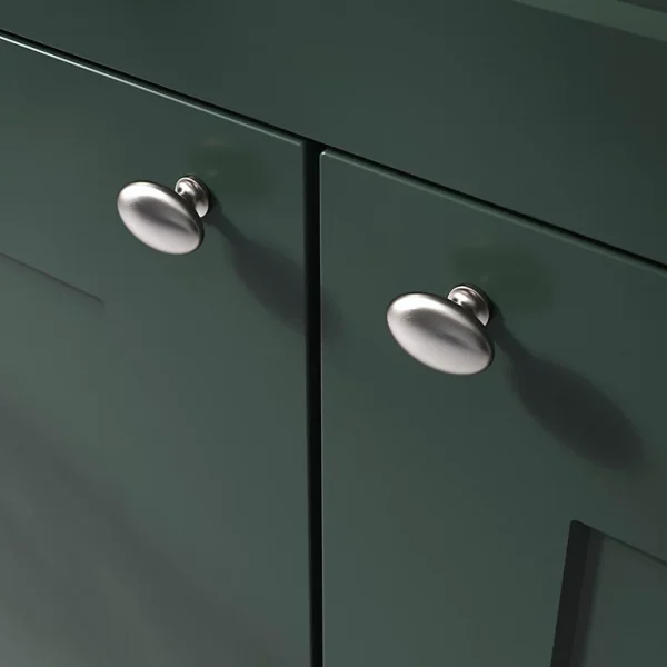 Castorama Bouton De Meuble Ovale Govlin Gris ⌀.30mm X L.20mm 1