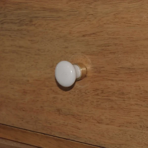 Castorama Bouton De Meuble Porcelaine Vras GoodHome Blanc Ø2.4 X L.24 Mm X H. 2.4 Cm 1