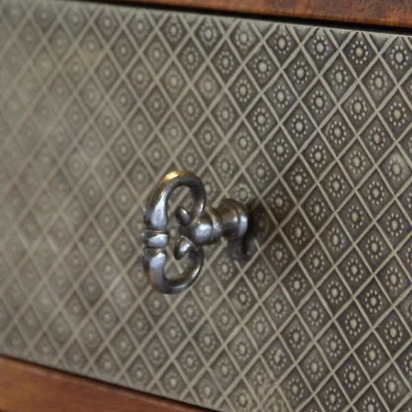 Castorama Bouton De Meuble Rohan étain Gris L.10 Mm X H. 3.2 Cm 1