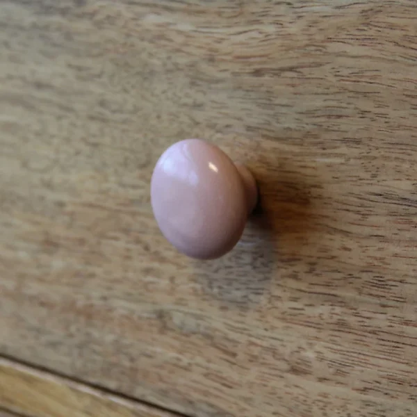 Castorama Bouton De Meuble Rond Porcelaine Rose GoodHome Ø3,2 X P.2,5 Cm 1