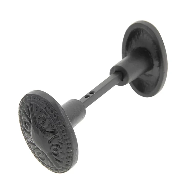 Castorama Bouton De Porte Double Ovale Noir L.35 X H. 58mm 1