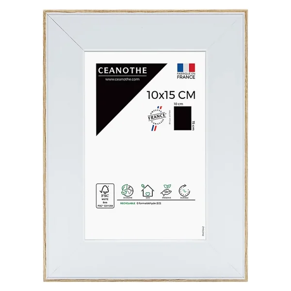 Castorama Cadre Newton Blanc 10 X 15 Cm Ceanothe 1