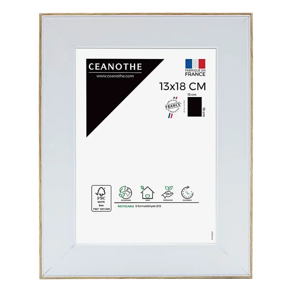 Castorama Cadre Newton Blanc 13 X 18 Cm Ceanothe 1