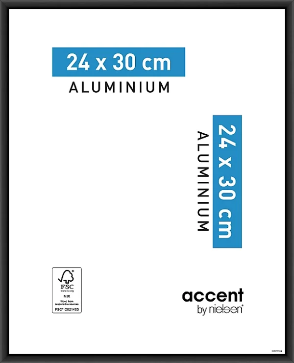 Castorama Cadre Photo Aluminium Noir Accent 24 X 30 Cm 1