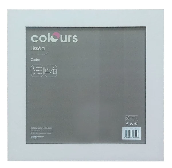 Castorama Cadre Photo Blanc Lissea 30 X 30 Cm 1