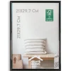 Castorama Cadre Plastique Gallery Ariane Home Noir 21X29 5