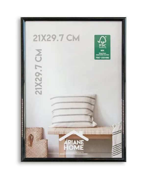 Castorama Cadre Plastique Gallery Ariane Home Noir 21X29 1