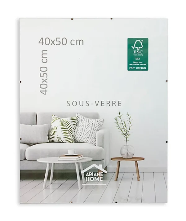 Castorama Cadre Sous-verre Ariane Home L.50 X L.40 Cm 1