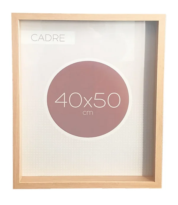 Castorama Cadre Vitrine Vide Bois 40 X 50 Cm 1