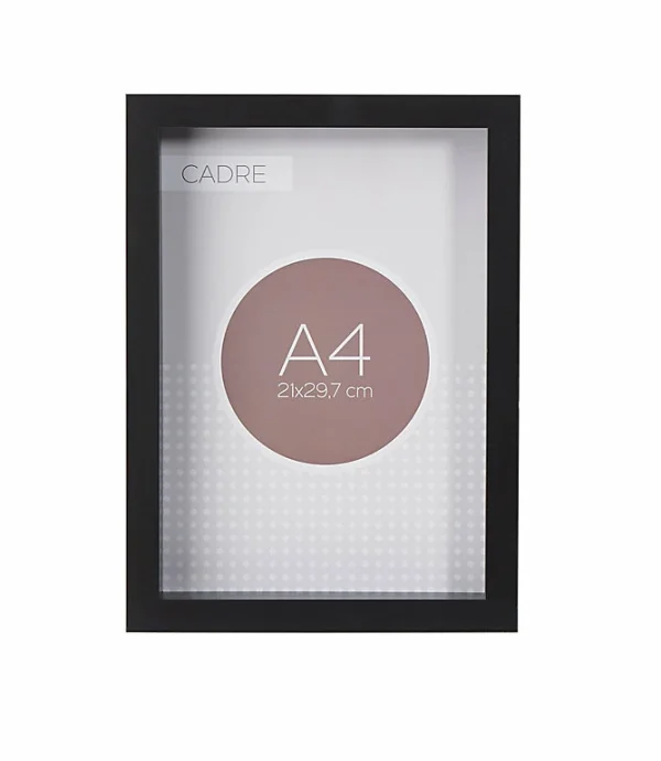 Castorama Cadre Vitrine Vide Noir 21 X 29,7 Cm 1