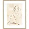 Castorama Image Encadrée Silhouette Femme L.50 X L.40 Cm Dada Art 7