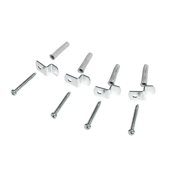 Castorama Kit De Fixation Pour Miroir Diall, Lot De 4 1