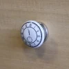 Castorama Lot 4 Boutons De Meuble Arrondi Porcelaine Vras GoodHome Noir Et Blanc Ø4.1cm X P.2.7cm 7