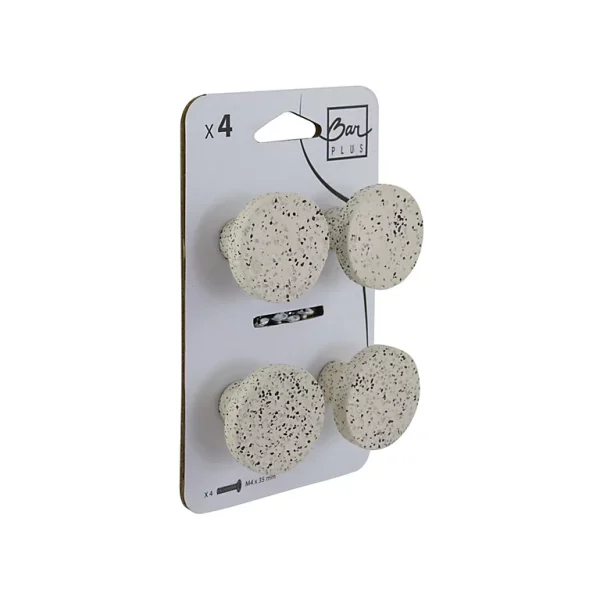 Castorama Lot 4 Boutons De Meuble Terrazzo Ø4cm 1