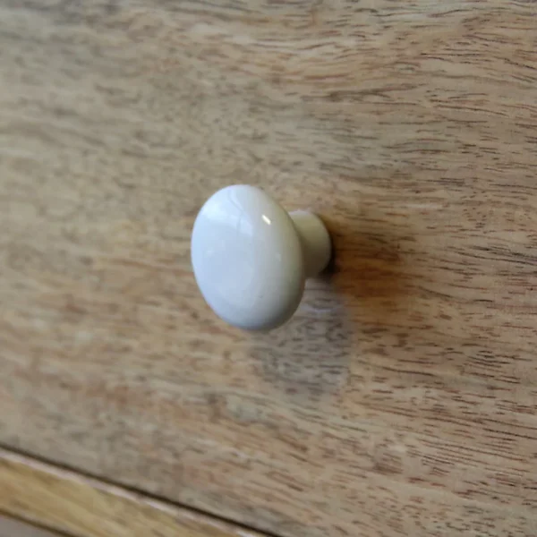 Castorama Lot 6 Boutons De Meuble Arrondi Porcelaine Vras GoodHome Blanc Ø3.2 Cm 1