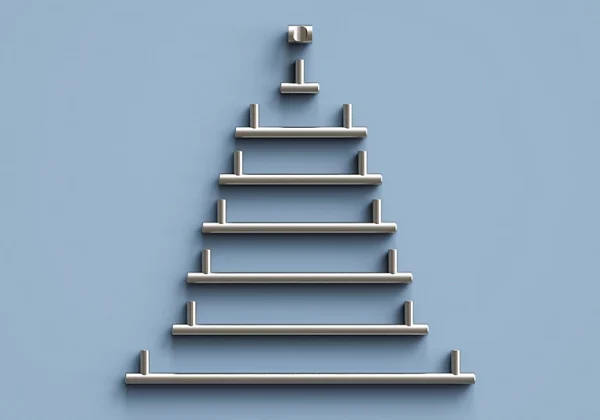 Castorama Lot 6 Poignées De Meuble En T GoodHome Dizel Acier Effet Nickel Satin Gris L.200mm X L.12mm X H. 35mm Entraxe 160mm 1