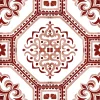 Castorama Lot 8 Carreaux Adhésifs Décoratifs Vinyl Way Agadir Dada Art Effet Carreau De Ciment Blanc & Bordeaux L.20 X L.20 Cm X Ep.1,3 Mm 7