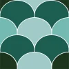 Castorama Lot 8 Carreaux Adhésifs Décoratifs Vinyl Way Marrakech Dada Art Motif Cercle Vert L.20 X L.20 Cm X Ep.1,3 Mm 5