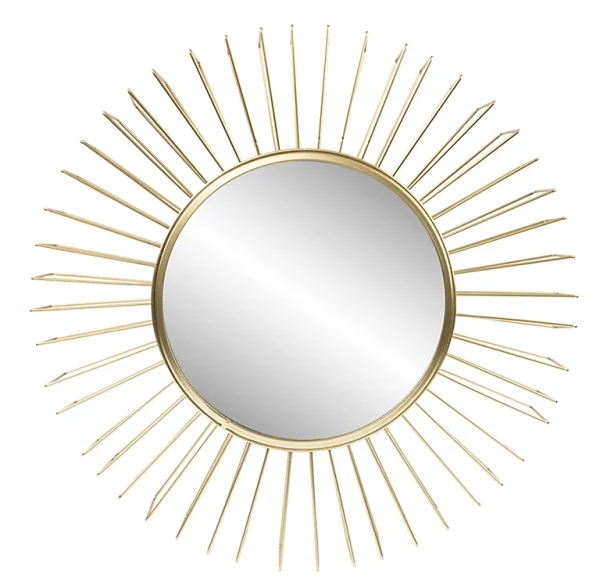 Castorama Miroir ⌀47cm Design Doré 1