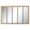 Castorama Miroir Atelier 5 Bandes Bois Et Métal L.140 X L.90 Cm 7