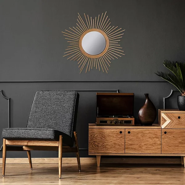 Castorama Miroir Rotin étoile 53 X 53 Cm 1