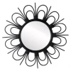 Castorama Miroir Rotin Fleur Noir L.43 X L.43 Cm 5