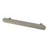 Castorama Poignée De Meuble Arrondi GoodHome Garlan Aluminium Effet Nickel Satin Gris L.168mm X L.15mm X H. 27mm Entraxe 128mm 5