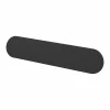 Castorama Poignée De Meuble Arrondi GoodHome Minzh Aluminium Mat Noir L.121mm X L.25mm X H. 16mm Entraxe 96mm 5