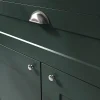 Castorama Poignée De Meuble Demi-ronde GoodHome Govlin Effet Nickel Satin Gris L.81mm X L.30mm X H. 30mm Entraxe 64mm 7