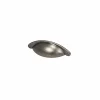 Castorama Poignée De Meuble Demi-ronde Rohan Effet étain Satin Gris L.104mm X L.30mm X H. 26mm Entraxe 64mm 5