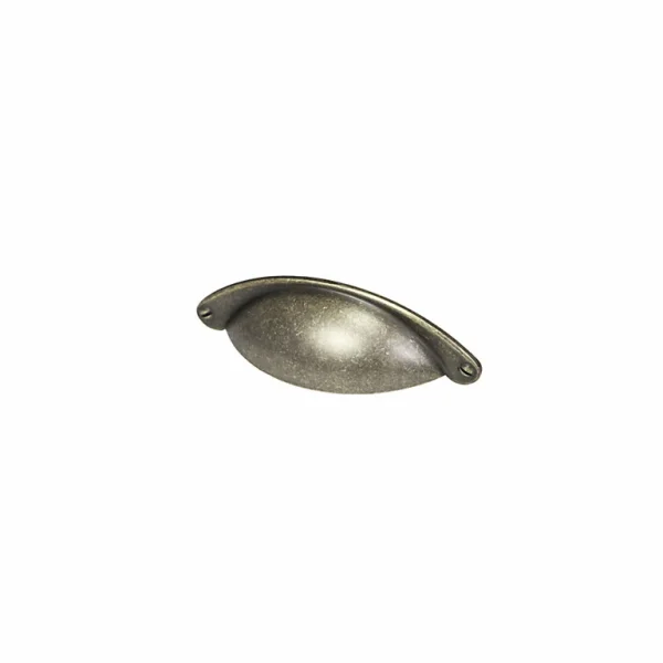 Castorama Poignée De Meuble Demi-ronde Rohan Effet Laiton Antique Satin Doré L.104mm X L.30mm X H. 26mm Entraxe 64mm 1