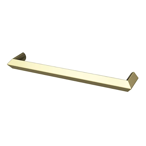 Castorama Poignée De Meuble Droit GoodHome Keri Effet Laiton Satin Doré L.138mm X L.11mm X H. 27mm Entraxe 128mm 1