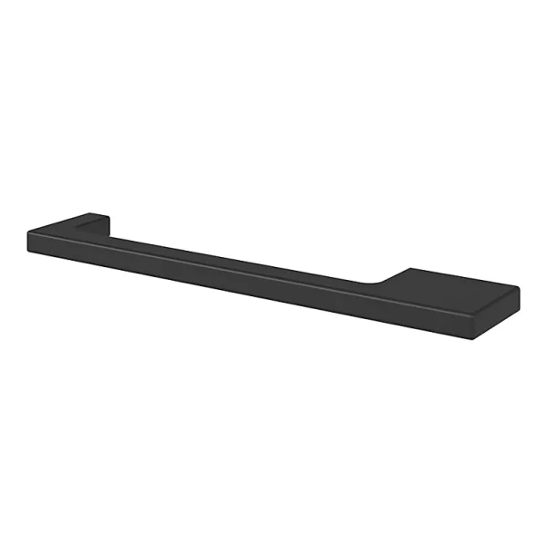 Castorama Poignée De Meuble Droit GoodHome Skej Aluminium Mat Noir L.158mm X L.7mm X H. 30mm Entraxe 128mm 1