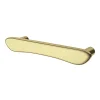 Castorama Poignée De Meuble En T GoodHome Armel Aluminium Effet Laiton Doré L.120mm X L.17mm X H. 30mm Entraxe 96mm 5