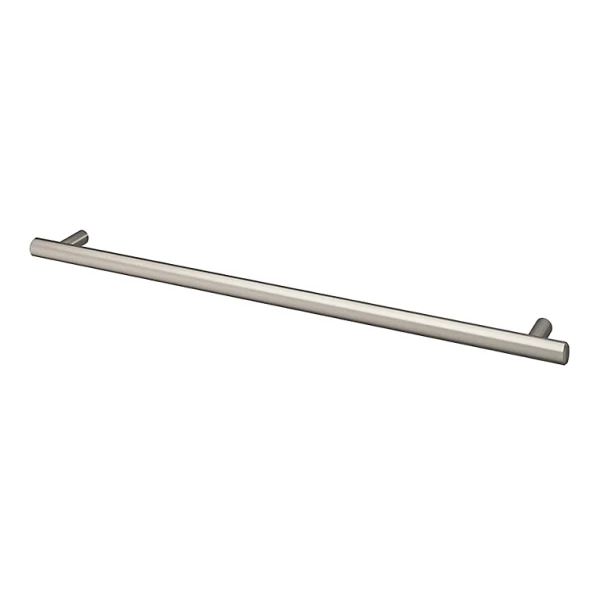 Castorama Poignée De Meuble En T GoodHome Dizel Acier Effet Nickel Satin Gris L.360mm X L.12mm X H. 35mm Entraxe 320mm 1