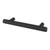 Castorama Poignée De Meuble En T GoodHome Irus Acier Mat Noir L.136mm X L.12mm X H. 35mm Entraxe 96mm 5