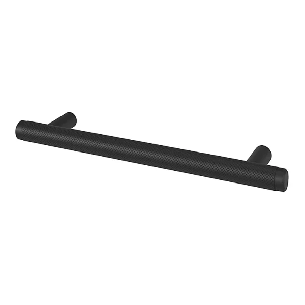Castorama Poignée De Meuble En T GoodHome Irus Acier Mat Noir L.168mm X L.12mm X H. 35mm Entraxe 128mm 1