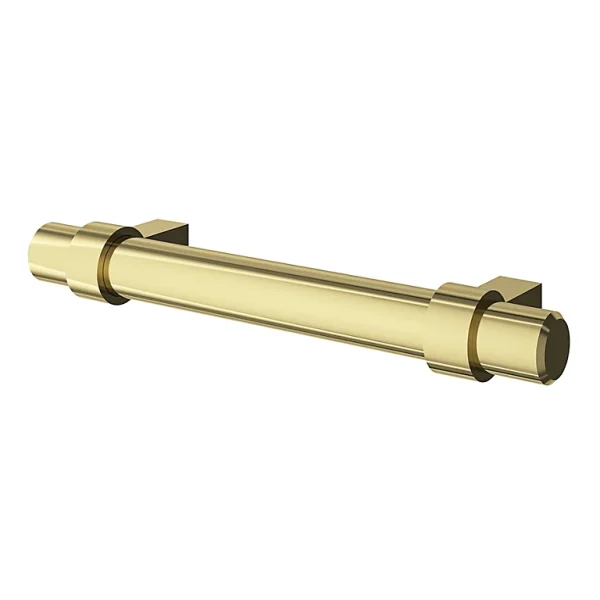 Castorama Poignée De Meuble En T GoodHome Kerver Acier Et Zamac Effet Laiton Doré L.136mm X L.18mm X H. 34mm Entraxe 96mm 1
