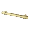 Castorama Poignée De Meuble En T GoodHome Kerver Acier Et Zamac Effet Laiton Doré L.168mm X L.18mm X H. 34mm Entraxe 128mm 5