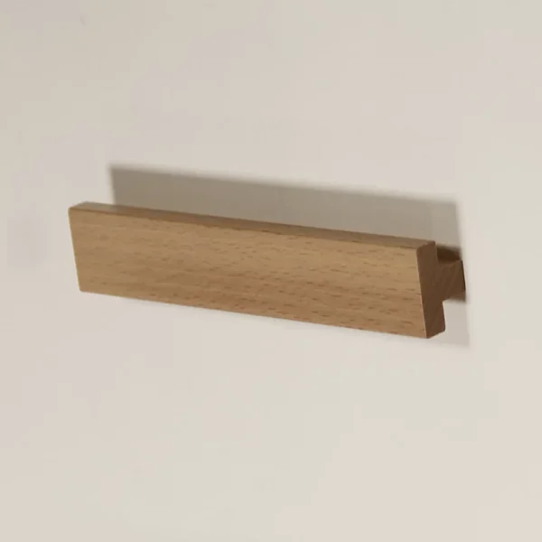 Castorama Poignée De Meuble En T Kadoréel Bois Mat Naturel L.x H. Entraxe 128mm 1