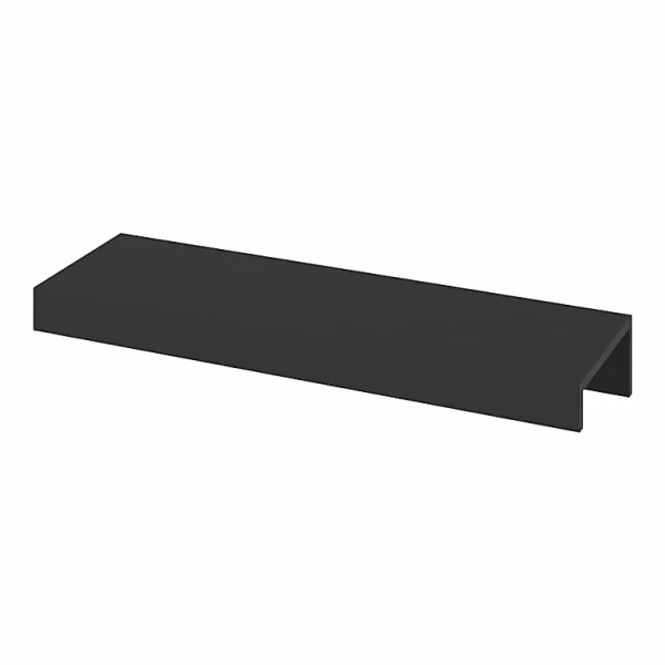 Castorama Poignée De Meuble Incurvé GoodHome Skej Aluminium Mat Noir L.120mm X L.19mm X H. 35mm Entraxe 96mm 1