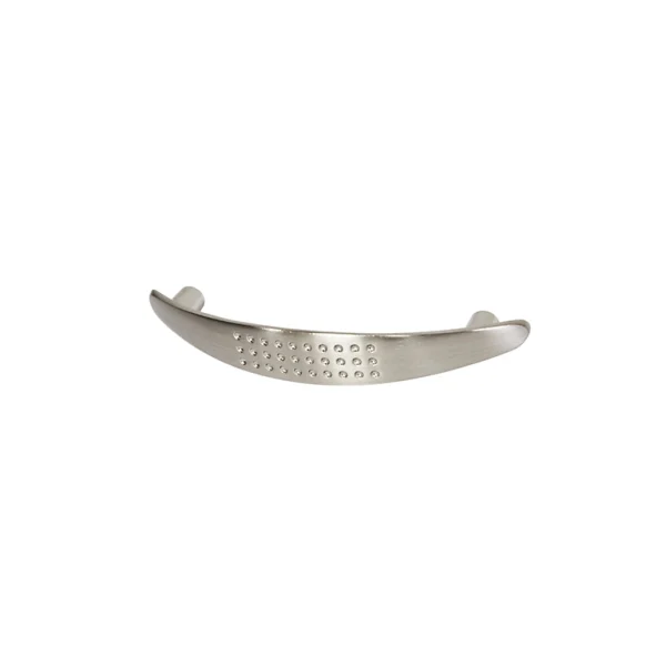 Castorama Poignée De Meuble Nœud Diss Effet Nickel Satin Gris L.124mm X L.18mm X H. 25mm Entraxe 96mm 1